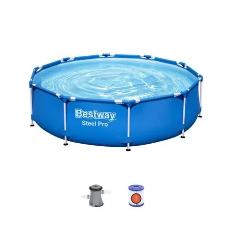 Medence Bestway Steel Pro, 305x76 cm, Szűrő
