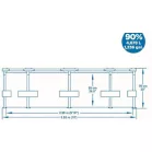 Medence Bestway Steel Pro, 305x76 cm, Szűrő