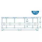 Medence Bestway Steel Pro, 366x76 cm, Szűrő