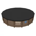Bestway Ponyva Flowclear, 58249, 488 cm, Fekete,Medencére