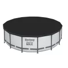 Bestway Ponyva Flowclear, 58249, 488 cm, Fekete,Medencére