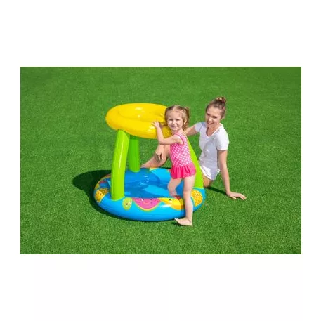Medence Bestway 52331, Fruit Canopy, Gyerek, 94x89x79 cm, Felfujhatós Fedellel