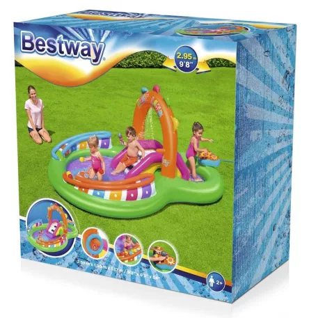 Medence Bestway 53117, Sing 'N Splash, Gyerek, 295x190x137 cm, Felfujhatós