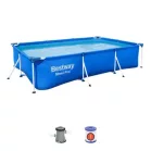 Bestway® Steel Pro™ medence, 56411, szűrő, szivattyú 3,00 x 2,01 x 0,66 m