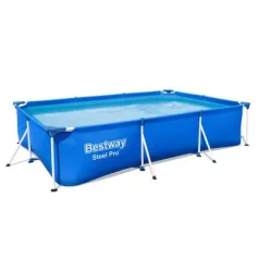   Bestway® Steel Pro™ medence, 56411, szűrő, szivattyú 3,00 x 2,01 x 0,66 m