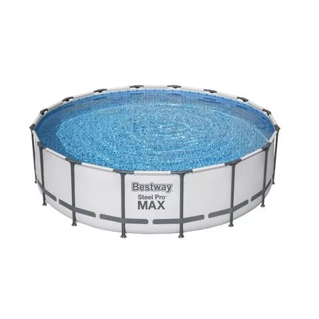 Bestway® Steel Pro MAX mosdó, 5612Z, szűrő, szivattyú, létra, kötél, 4,88 x 1,22 m