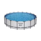 Bestway® Steel Pro MAX medence, 56462, szűrő, szivattyú, létra, kötél, 5,49 x 1,22 m