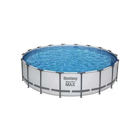 Bestway® Steel Pro MAX medence, 56462, szűrő, szivattyú, létra, kötél, 5,49 x 1,22 m