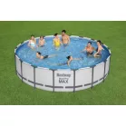 Bestway® Steel Pro MAX medence, 56462, szűrő, szivattyú, létra, kötél, 5,49 x 1,22 m