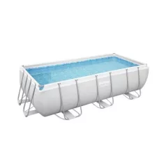   Bestway® Power Steel™ mosdó, 56442, homoxföres, létra, adagoló, 4,04 x 2,01 x 1,00 m