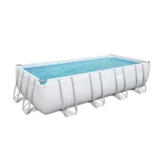   Bestway® Power Steel™ medence, 56466, homoxföres, létra, adagoló, ponyva, 5,49 x 2,74 x 1,22 m