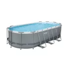 Bestway® Power Steel™ mosdó, 56710, szűrő, szivattyú, létra, adagoló, vödör, 5,49 x 2,74 x 1,22 m