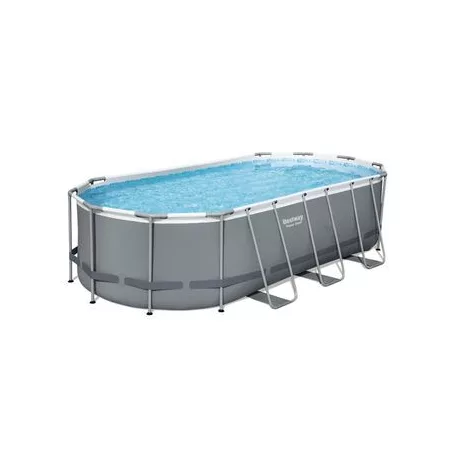 Bestway® Power Steel™ mosdó, 56710, szűrő, szivattyú, létra, adagoló, vödör, 5,49 x 2,74 x 1,22 m