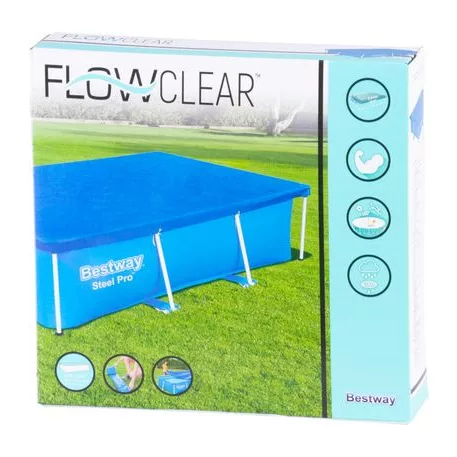 Bestway® FlowClear™ 58105 medenceponyva, 2,64 x 1,74 m