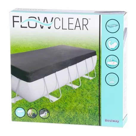 Bestway® FlowClear™ 58232 medenceponyva, 4,12 x 2,01 m