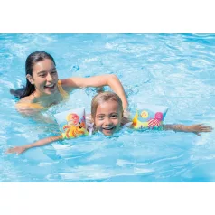   Intex® 58652, Trópusi állati haverok, felfújható karúszó, vízre, 230x150 mm