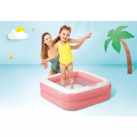 Intex® 57100 Gyermekmedence, Felfújható, Vegyes Színek, 0,86x0,86x0,25 m