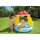 Intex® 57114 Gomba felfújható gyermekmedence tetővel, 1,02 x 0,89 m