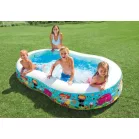 Intex® 56490, Seashore felfújható gyermekmedence, 2,62 x 1,60 x 0,46 m