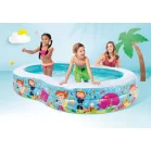 Intex® 56490, Seashore felfújható gyermekmedence, 2,62 x 1,60 x 0,46 m