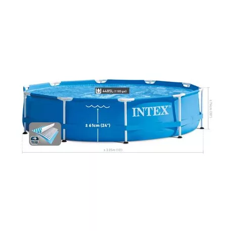 Intex® Metal Frame 28202 medence szűrt és szivattyúzott 3,05 x 0,76 m