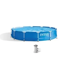   Intex® Metal Frame 28212 medence szűrt és szivattyúzott 3,66 x 0,76 m