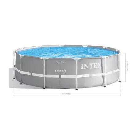 Intex® Prism Frame Premium 26716 medence szűrővel, szivattyúval és létrával 3,66 x 0,99 m