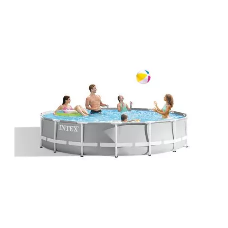 Intex® Prism Frame Premium 26724 medence (szűrő, szivattyú, letra, ponyva)