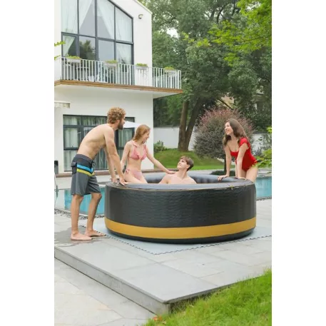 MSpa® Premium Luxury Exotic pezsgőfürdő, 6 személyes, 930 liter, 204x070 cm