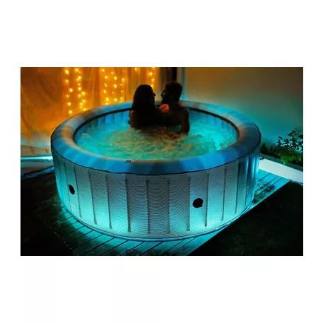 MSpa® Starry pezsgőfürdő, LED, 6 személyes, 930 l., 204x070 cm