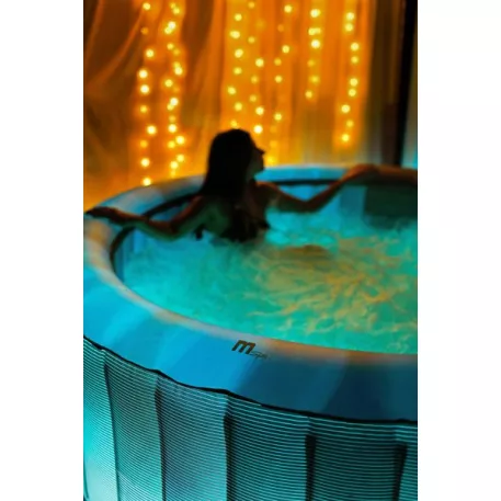 MSpa® Starry pezsgőfürdő, LED, 6 személyes, 930 l., 204x070 cm