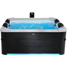   Pezsgőfürdő MSpa® Oslo Plus, LED, WiFi, 6 személyes, hidromasszázs fúvókák