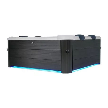 Pezsgőfürdő MSpa® Oslo Plus, LED, WiFi, 6 személyes, hidromasszázs fúvókák