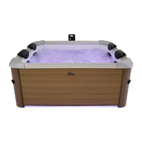 Pezsgőfürdő MSpa® Oslo Amber, LED, 6 személyes, hidromasszázs fúvókák