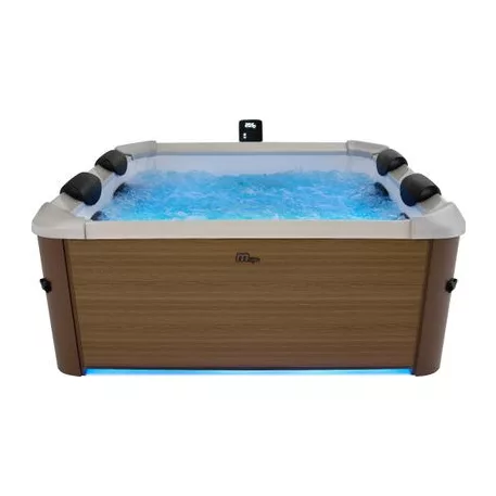 Pezsgőfürdő MSpa® Oslo Amber, LED, 6 személyes, hidromasszázs fúvókák