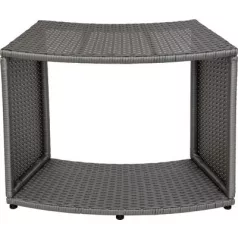   Bútor MSpa® pezsgőfürdőhöz, talapzat, kerek pezsgőfürdőhöz, nyitott, 80x30x58 cm