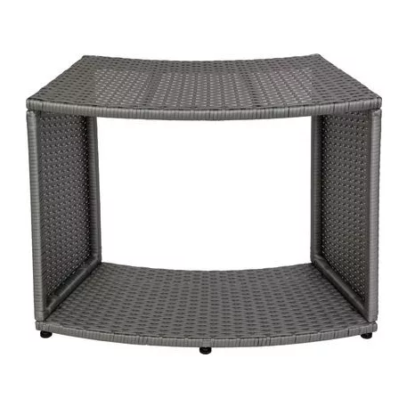 Bútor MSpa® pezsgőfürdőhöz, talapzat, kerek pezsgőfürdőhöz, nyitott, 80x30x58 cm