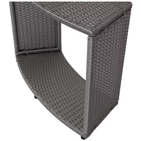 Bútor MSpa® pezsgőfürdőhöz, talapzat, kerek pezsgőfürdőhöz, nyitott, 80x30x58 cm