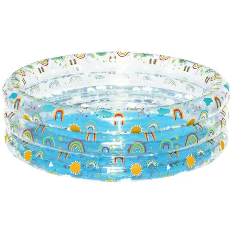 Bestway® 51045 Rainbow Pancsolómedence gyermekeknek, felfújható, 150x53 cm