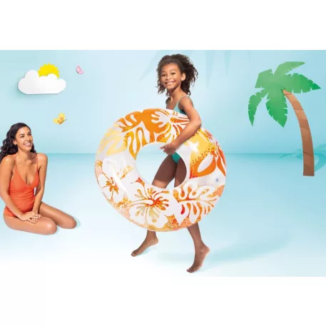 Intex® 59251NP Clear Color, gyermek felfújható úszógumik vegyes mintákkal, 91 cm