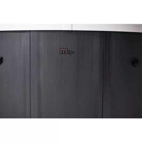 MSpa® Frame Denver pezsgőfürdő, 6 személyes, 970 literes, 182x70 cm