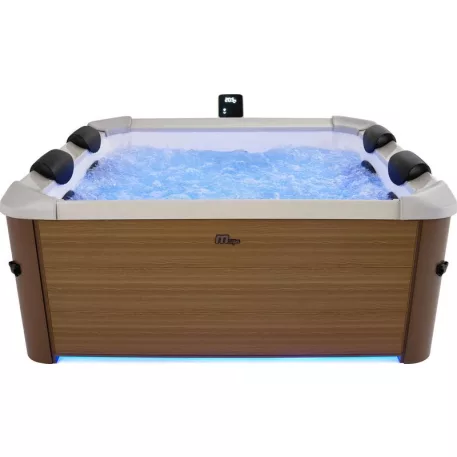 MSpa® Frame Amber Aero PLUS pezsgőfürdő, 6 személyes, 1150 literes, 180x180x65 cm