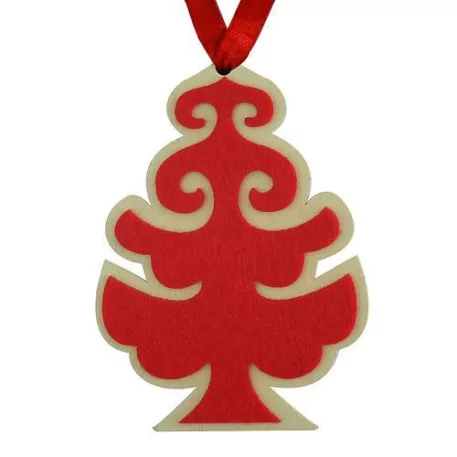 MagicHome XO157A dísz, Fa, csom. 5 db