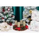MagicHome adventi koszorú, 25 cm