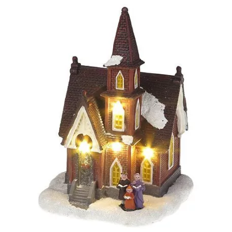 Dekoráció Xecco 6204 templom, LED