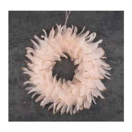 Koszorú Pehely Magichome, Rózsaszín, 35 cm