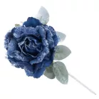 Virág Pünkösdirózsa Levéllel, Kék, Szár, csomag 6 db