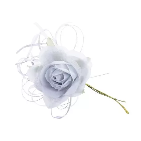 Virág Rózsa, Kék, Szár, csomag 6 db