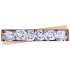 Virág Rózsa, Kék, Szár, csomag 6 db