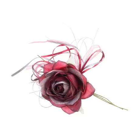 Virág Rózsa, Bordó, Szár, csomag 6 db